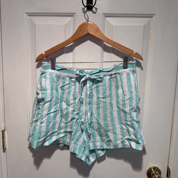 Stoney Clover Lane x Target striped linen shorts Size Large - Picture 3 of 5